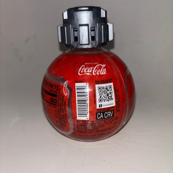 Disney Star Wars Galaxy’s Edge Thermal Detonator Coca-Cola Coke Empty Bottle - Picture 2 of 3
